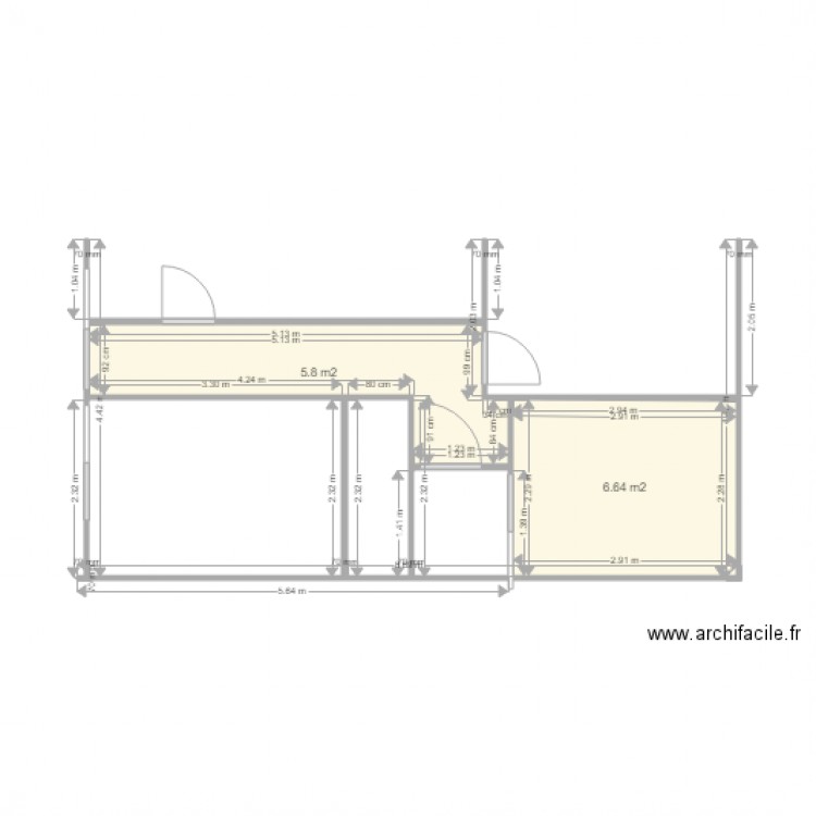 COULOIR. Plan de 0 pièce et 0 m2