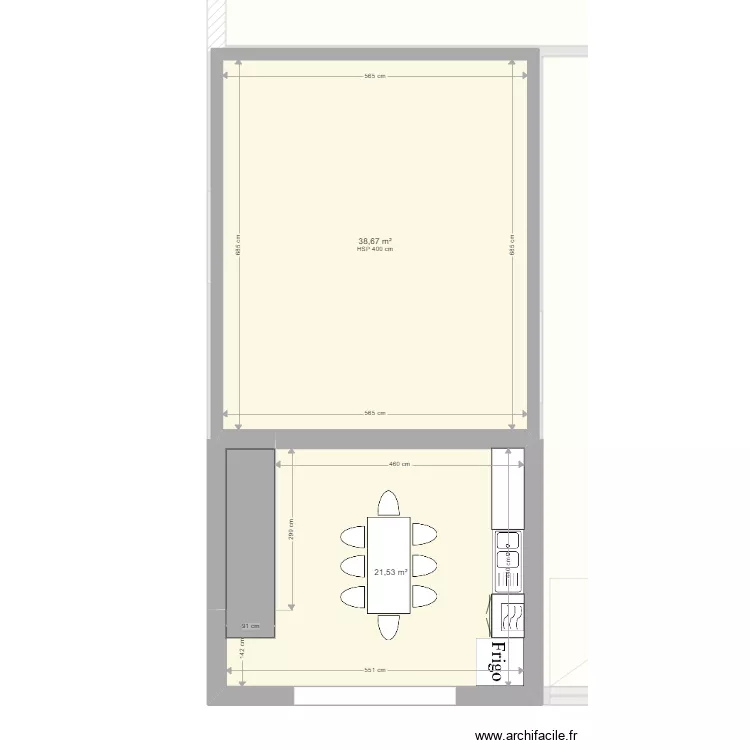 Plan de masse B&acirc;timent M&eacute;tallique Lebecq et associ&eacute;s. Plan de 