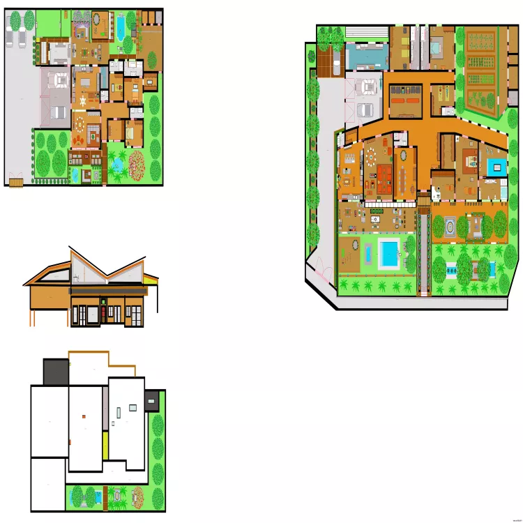 casa antiga. Plan de 