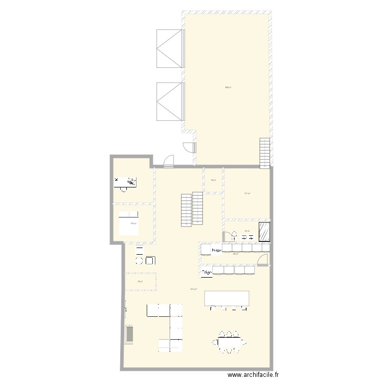 1er escalier centrale 2. Plan de 0 pièce et 0 m2