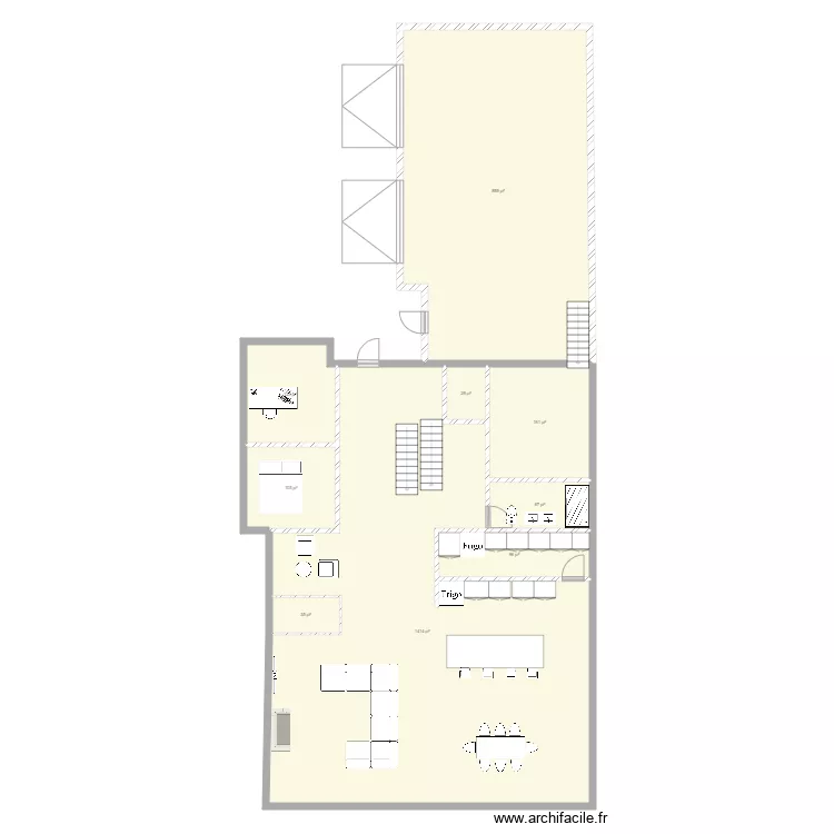 1er escalier centrale 2. Plan de 