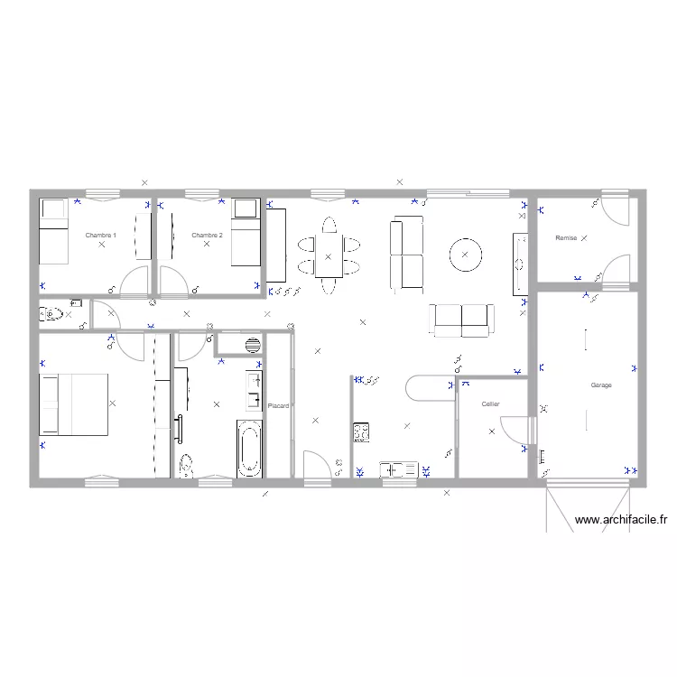 4MaisonLatitude. Plan de 