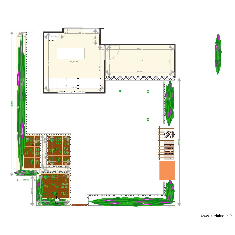 ibiza curte. Plan de 0 pièce et 0 m2