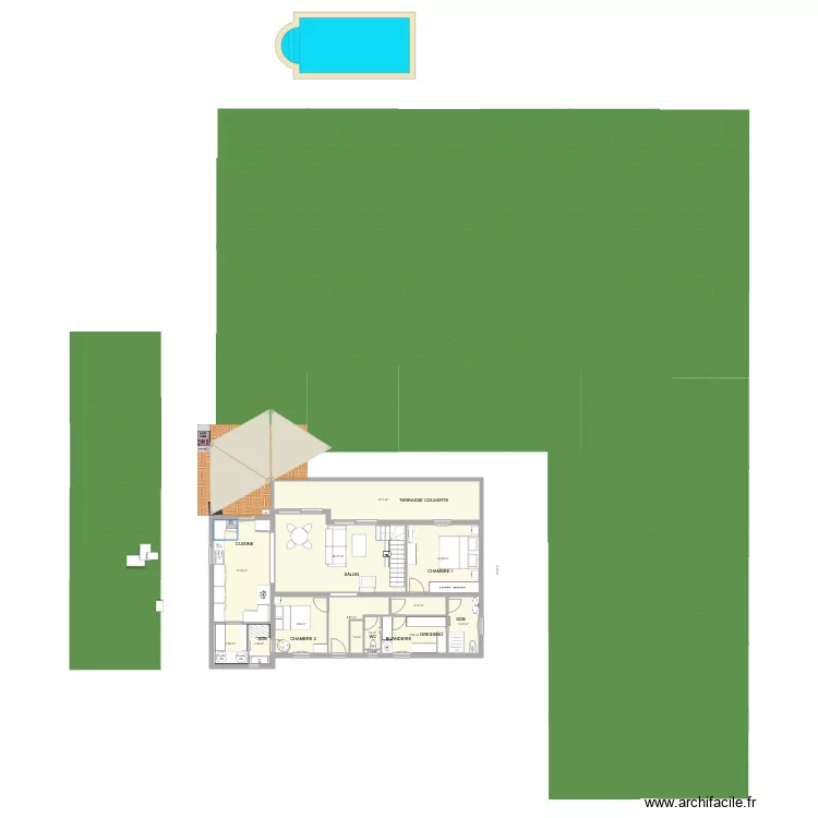 LA ROQUE BB 3. Plan de 