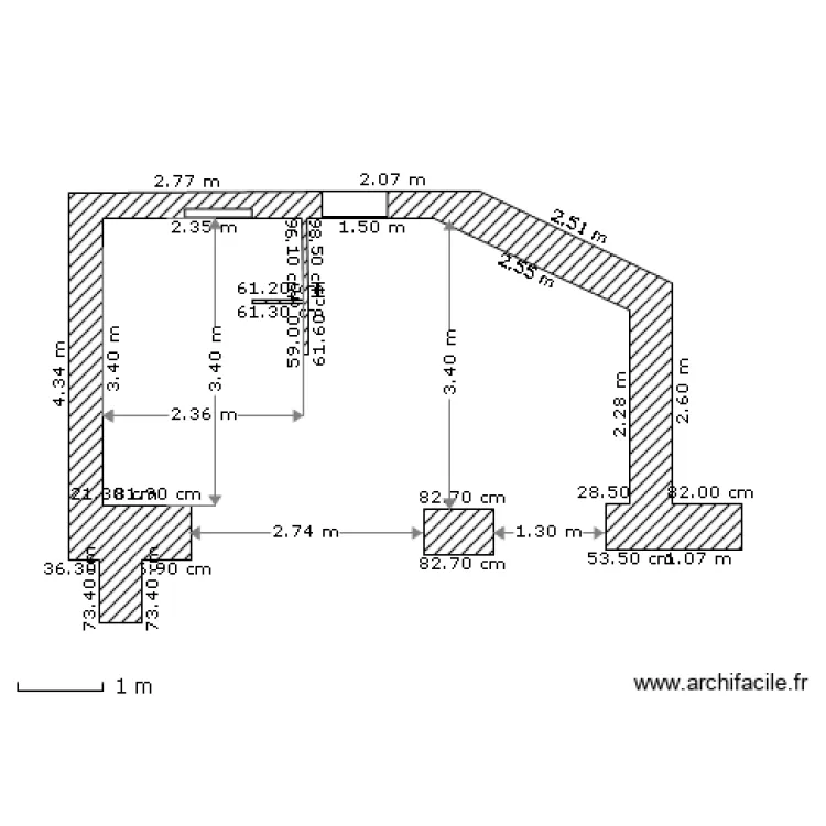 Cuisine Nantes vide. Plan de Cuisine Nantes vide. Plan de
