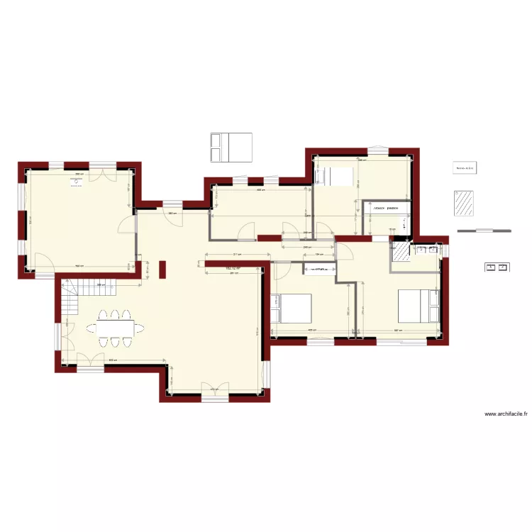 ZONE NUIT V2 NAM. Plan de 