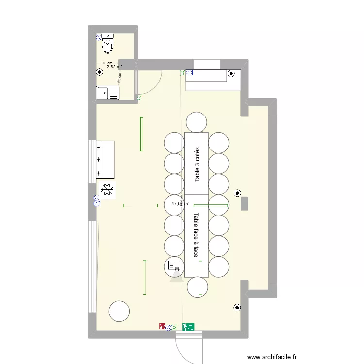 FOYER SAINTGALL ARBO. Plan de 