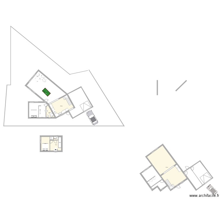 projet nages. Plan de 0 pièce et 0 m2