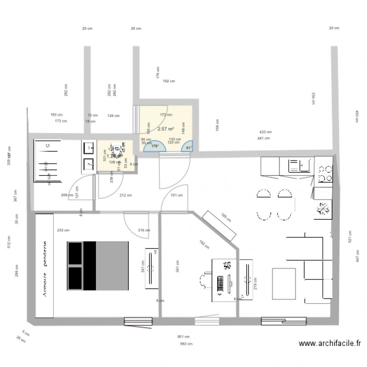 Valo. Plan de 0 pièce et 0 m2