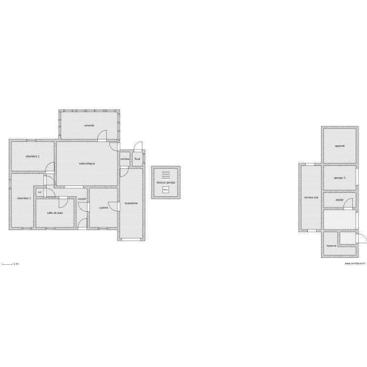 lepezel. Plan de 0 pièce et 0 m2