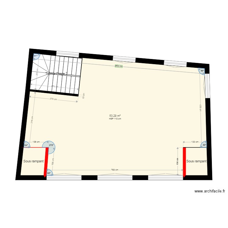 LEPERDIT Existant. Plan de 0 pièce et 0 m2