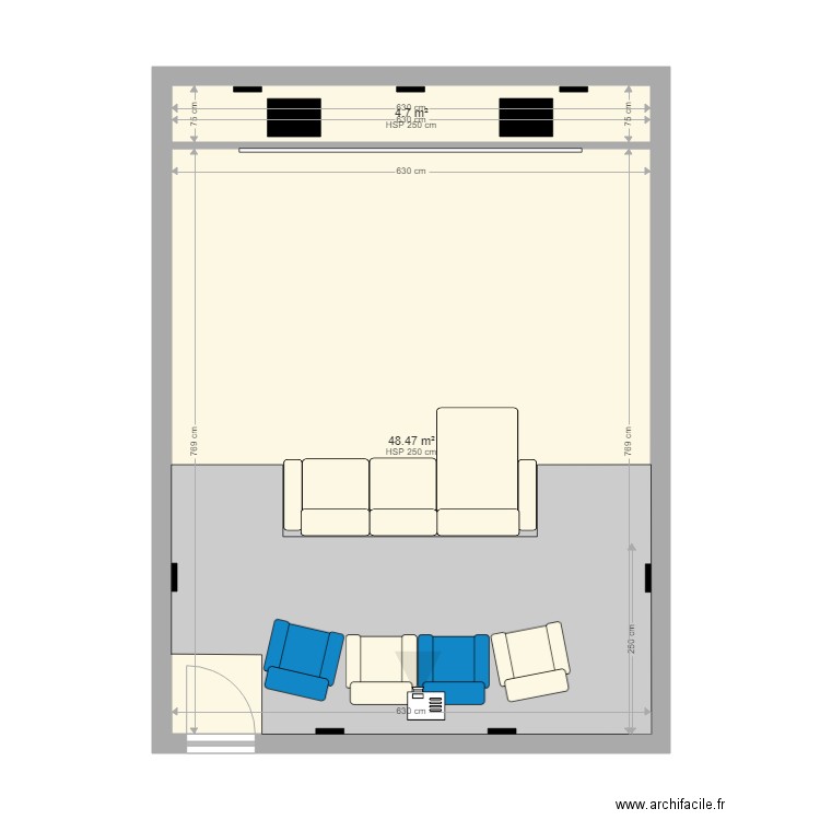 Home cinema Vicens V2. Plan de 0 pièce et 0 m2