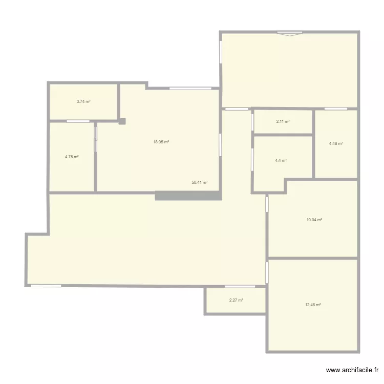 chambre parent. Plan de chambre parent. Plan de