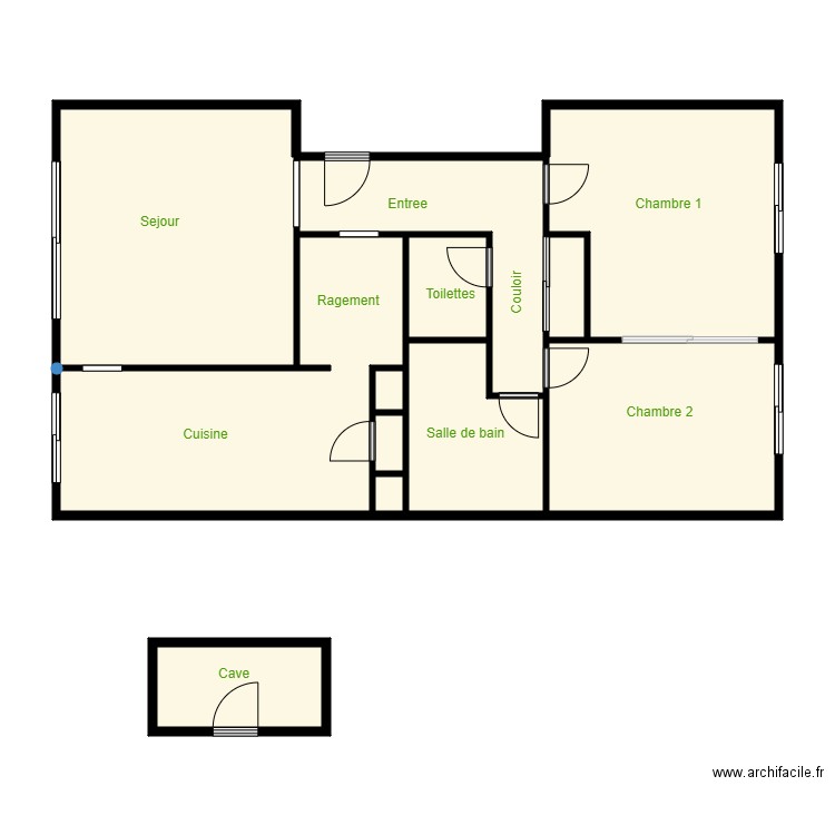 LAFROGNE. Plan de 0 pièce et 0 m2