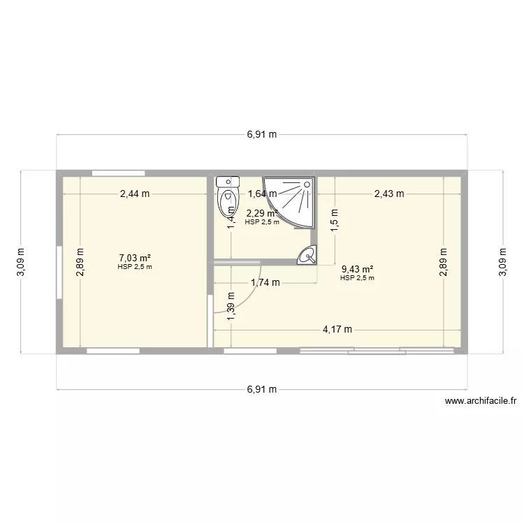 Jean Luc NORVAL v2. Plan de 3 et 19 m² Jean Luc NORVAL v2. Plan de 3 et 19 m²