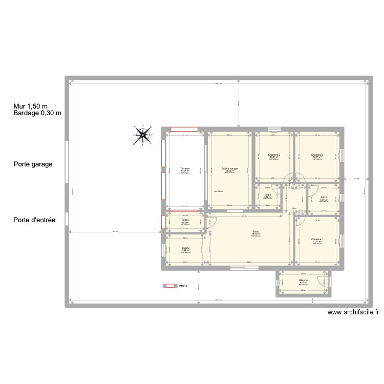 Vilafortuny - Plan - FR. Plan de 12 pièces et 503 m2