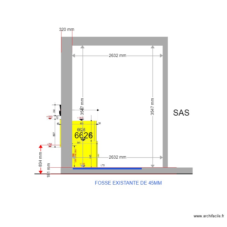COUPE EXISTANT LANCON 6626. Plan de 0 pièce et 0 m2
