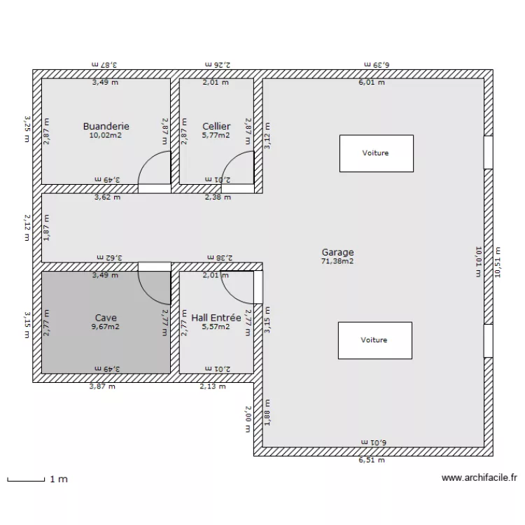 Sous-sol. Plan de Sous-sol. Plan de