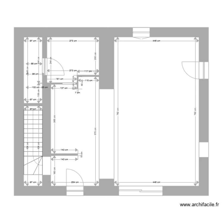 RDC ET ETAGE V1. Plan de 