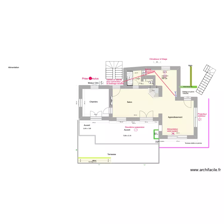 Maison de Rat 2. Plan de 