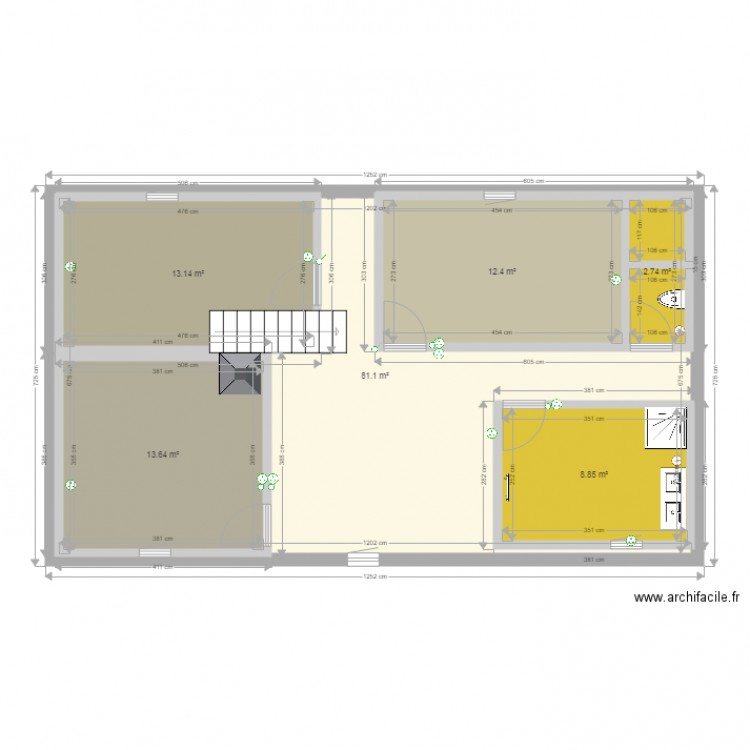 AMENAGEMENT ETAGE MAISON. Plan de 0 pièce et 0 m2