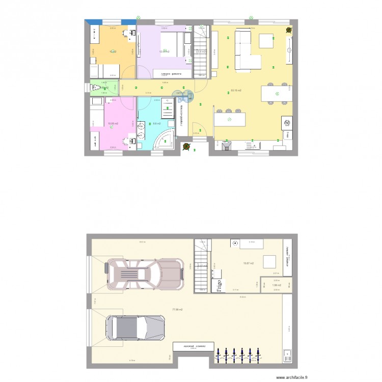 Construction 4. Plan de 0 pièce et 0 m2