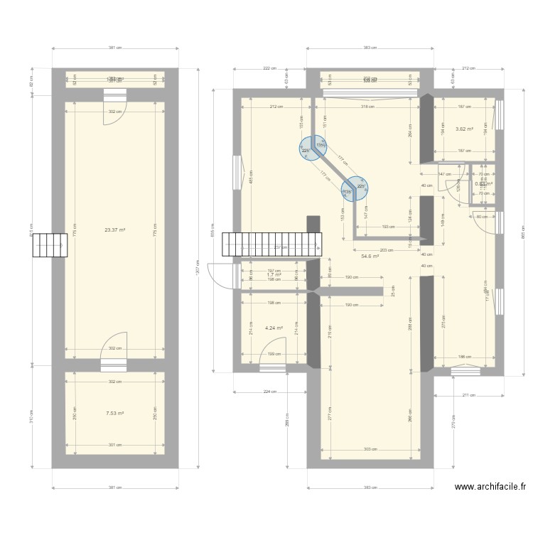 voltaire9 existant. Plan de 0 pièce et 0 m2