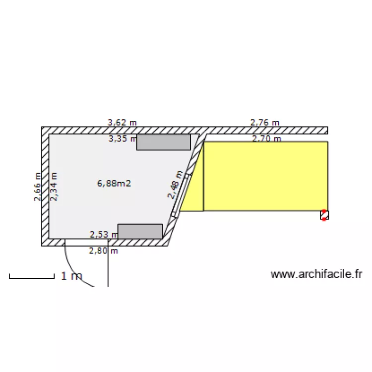 abri de jardin. Plan de abri de jardin. Plan de