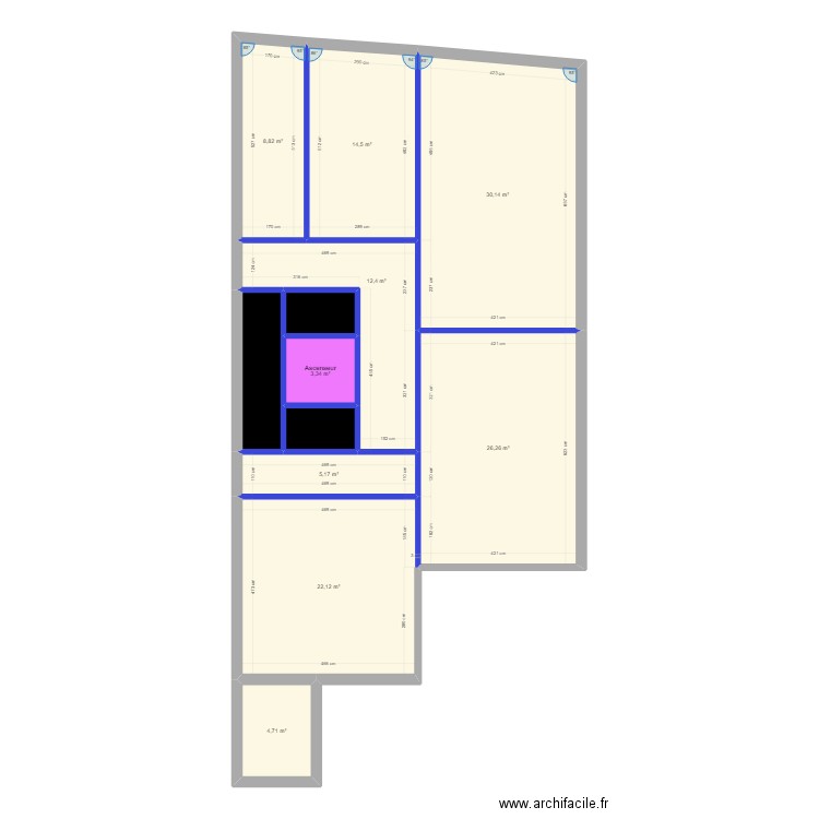 48 av CARNOT R-1 v2. Plan de 12 pièces et 136 m2