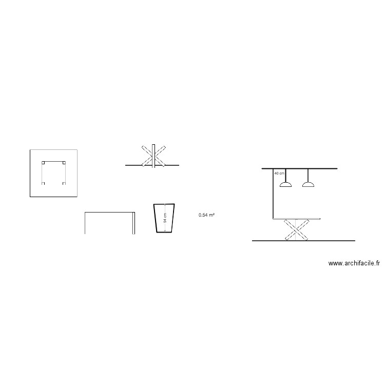Table Perso . Plan de 0 pièce et 0 m2