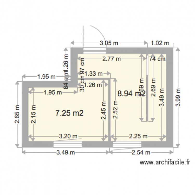 cabourg rdc. Plan de 0 pièce et 0 m2