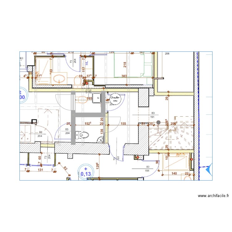 APT 1 DRESSING WC. Plan de 0 pièce et 0 m2