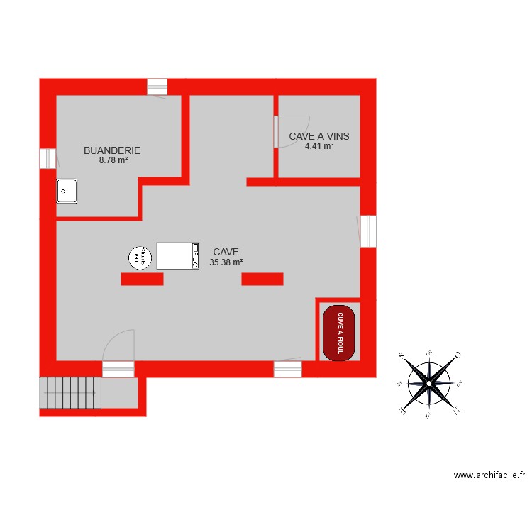 Bi 6139 SOUS SOL . Plan de 0 pièce et 0 m2