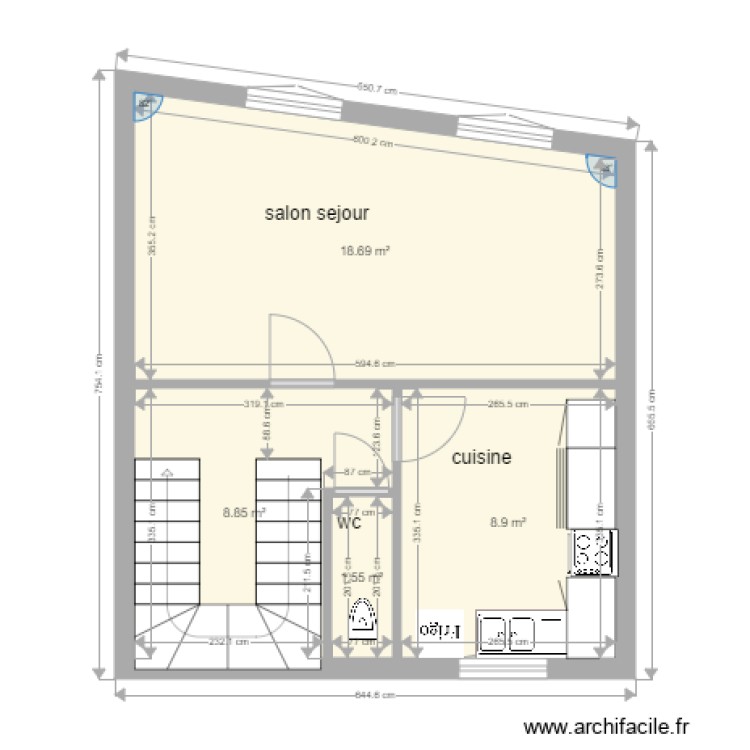 logement 3 1 &eacute;tage. Plan de 0 pièce et 0 m2