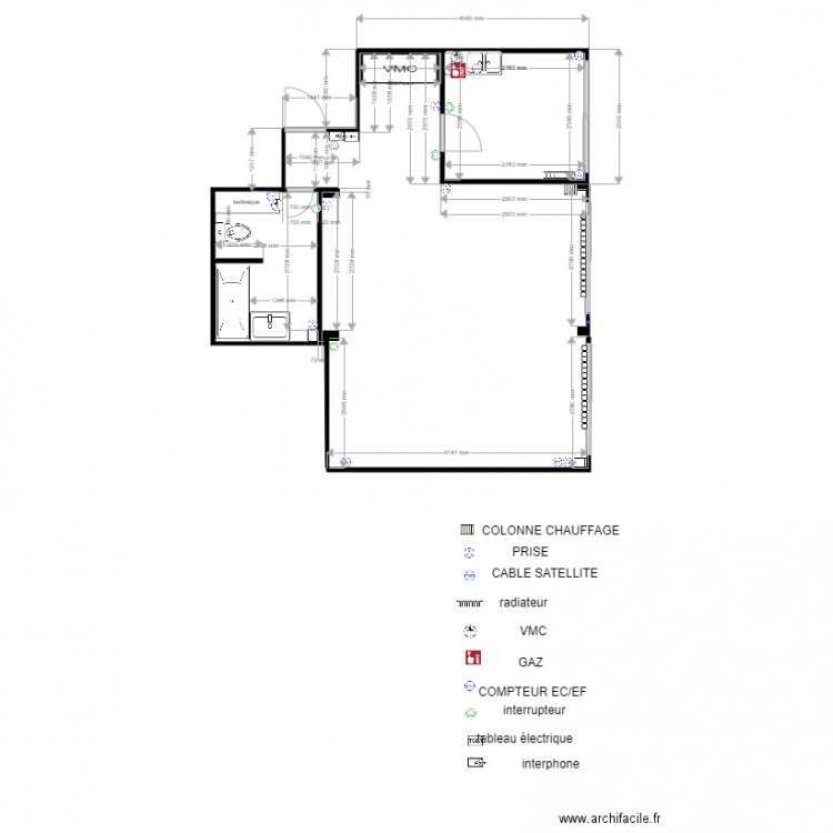 BOURET ENTREE. Plan de 0 pièce et 0 m2