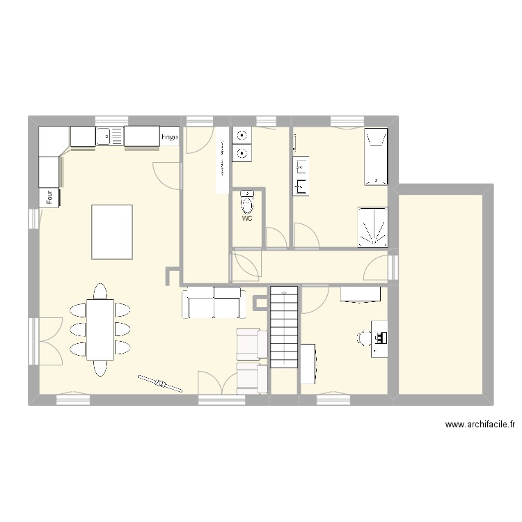 pourru Léa et Hugo. Plan de 0 pièce et 0 m2
