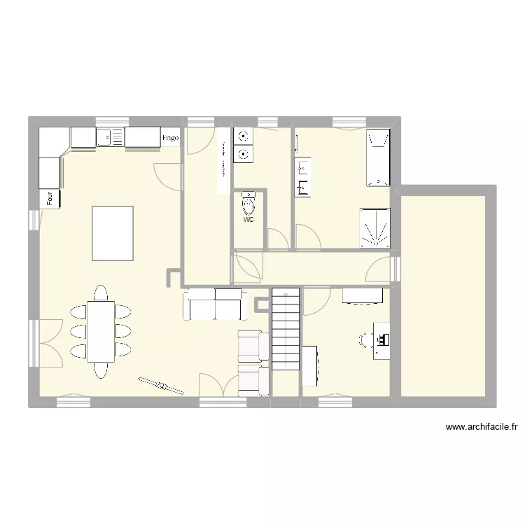 pourru L&eacute;a et Hugo. Plan de 