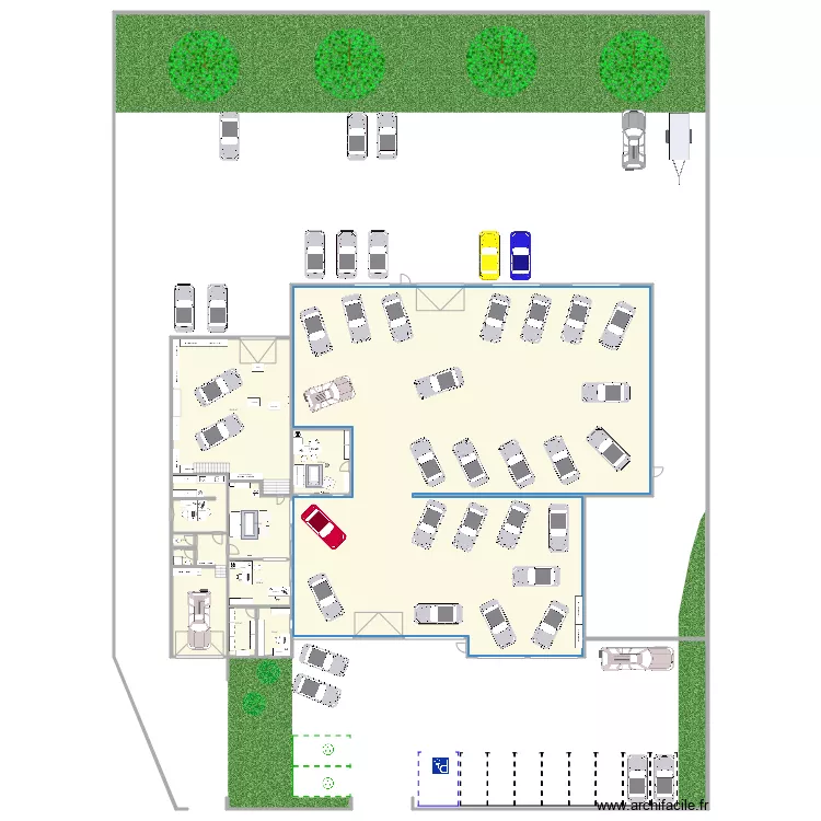 events auto atelier camille. Plan de 