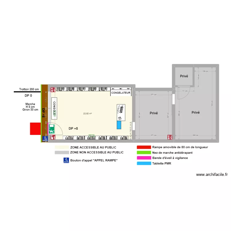 MALOU EXOTIK après travaux. Plan de MALOU EXOTIK après travaux. Plan de