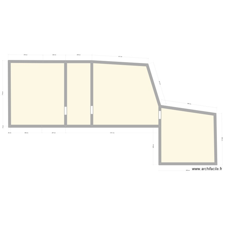 Gite Sax. Plan de 30 pièces et 766 m2