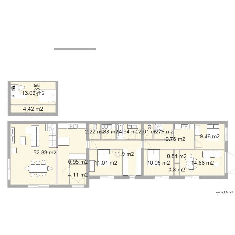 Maison la chaume 5. Plan de 0 pièce et 0 m2