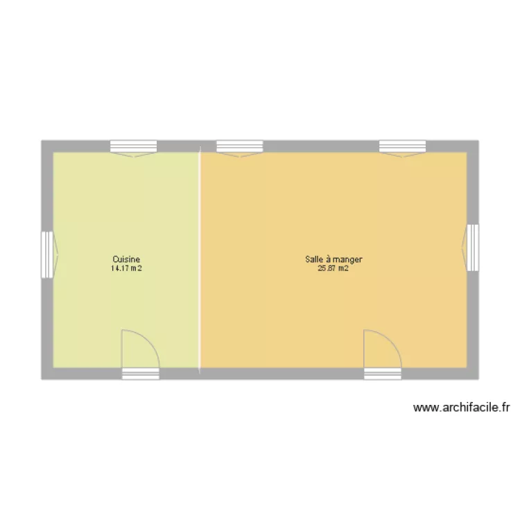 Test séparation mur non visible. Plan de Test séparation mur non visible. Plan de