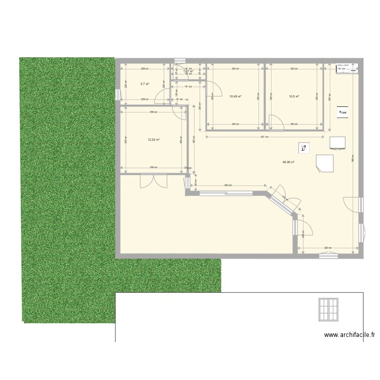 CHALET JEFF MEUBLE. Plan de 0 pièce et 0 m2