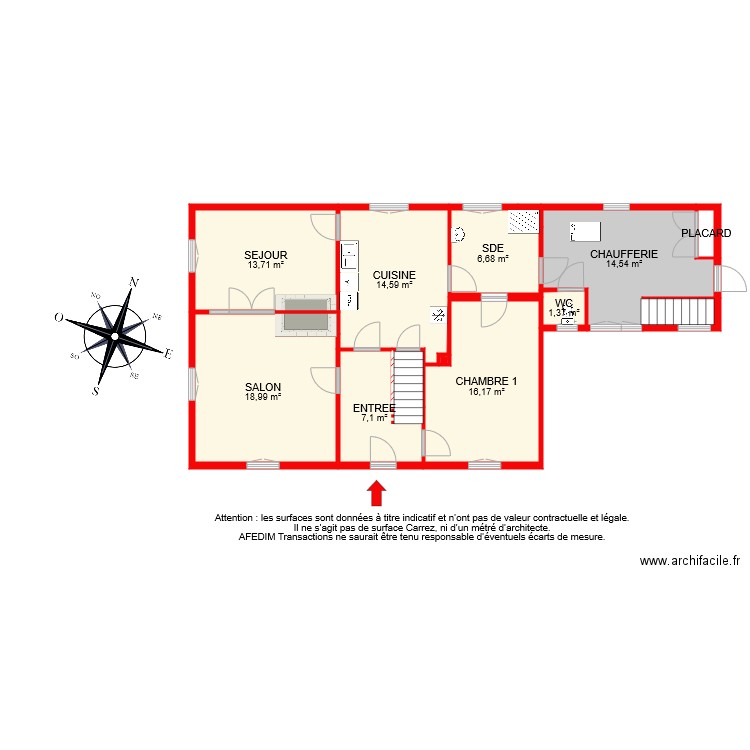 BI 6824 RDC. Plan de 0 pièce et 0 m2