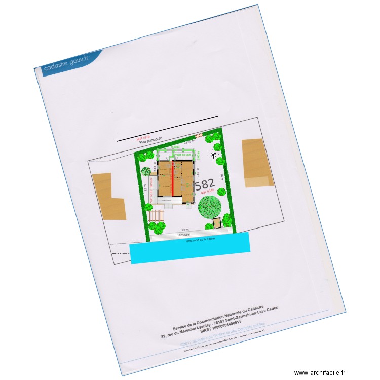 Plan de Masse 3D               DP2. Plan de 0 pièce et 0 m2