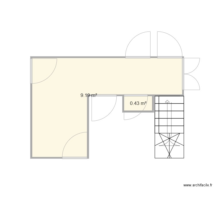 Entrée Maison. Plan de 0 pièce et 0 m2