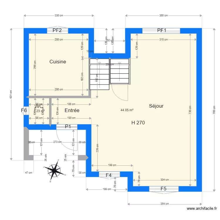 DANTHEZ. Plan de DANTHEZ. Plan de
