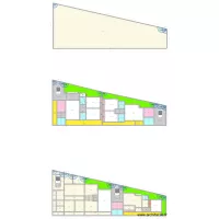 Plan Villa basse jumelees