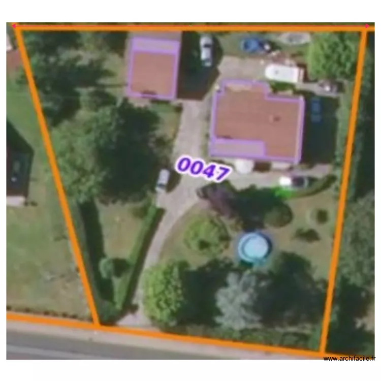 plan jardin cadastre. Plan de 