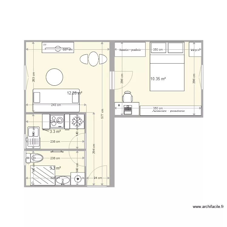 LIVRY. Plan de 